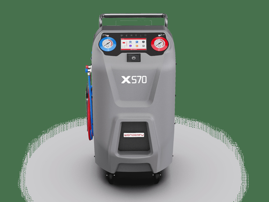 R134a için Yazıcılı X570 Gri ​​Klima Kurtarma Makinesi